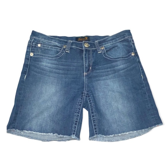 Seven7 Pants - Seven7 Jeans Cutoff Style Bermuda Jean Shorts
